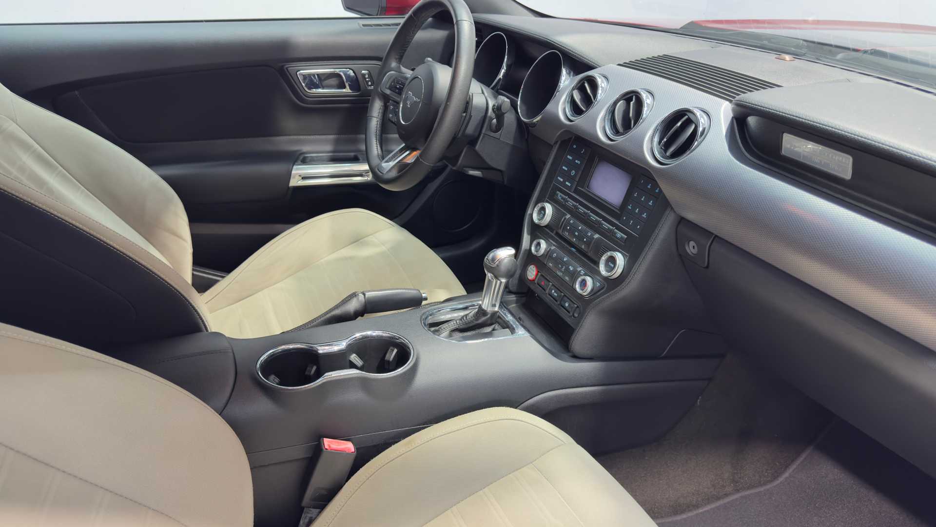 Vehicle interior view