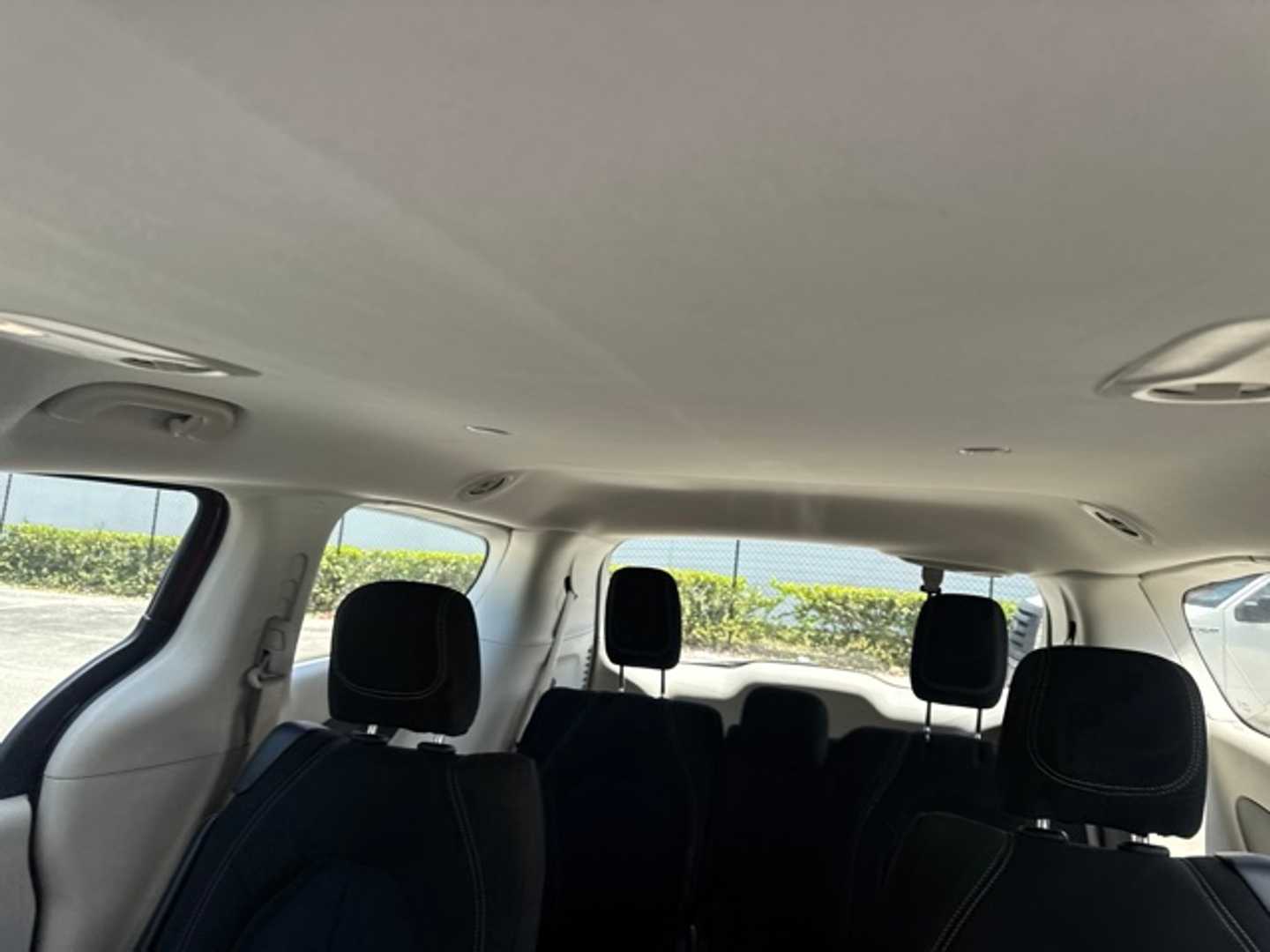 Vehicle interior view