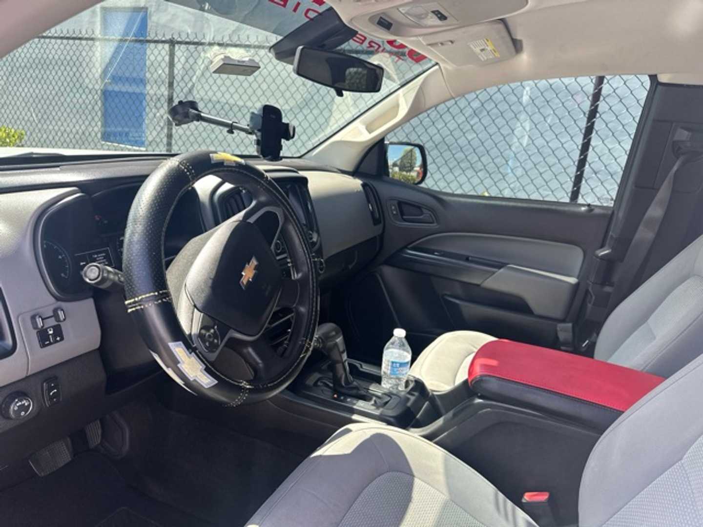 Vehicle interior view