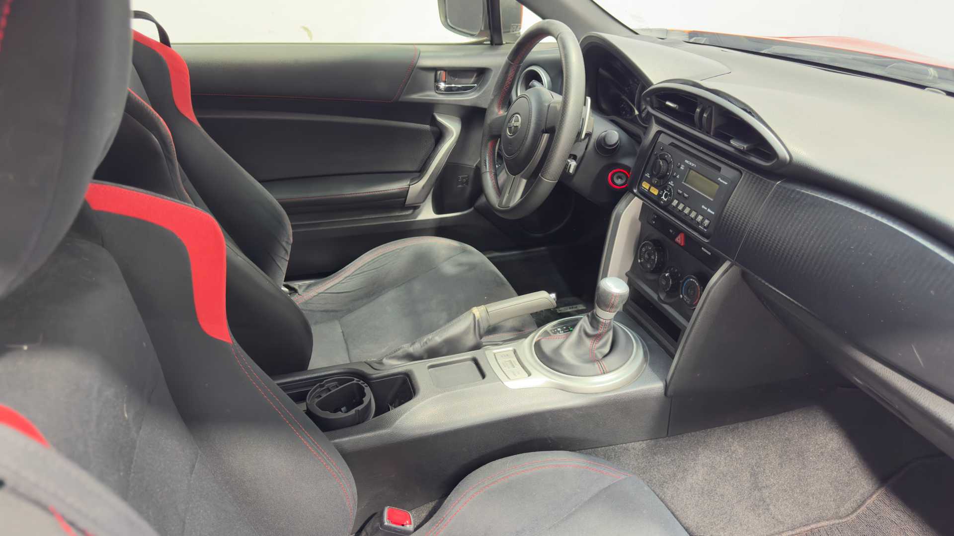 Vehicle interior view