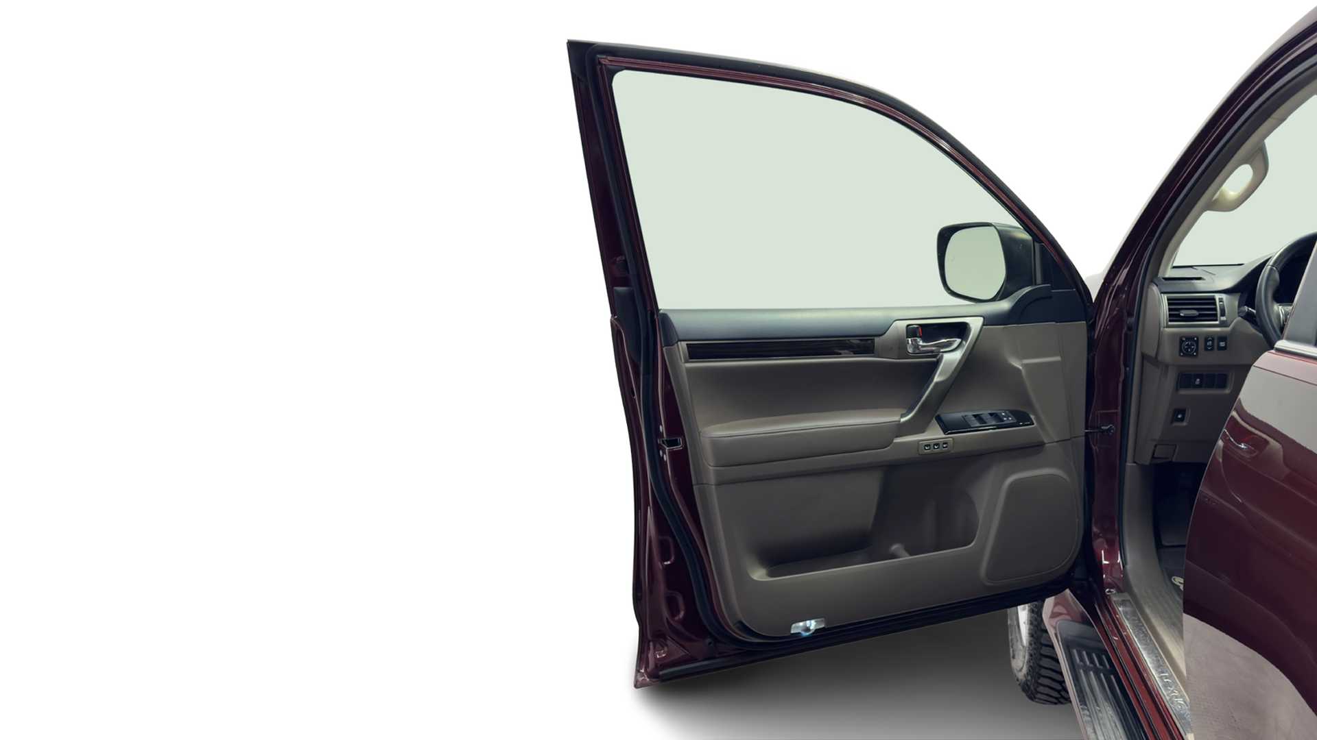 Vehicle interior view