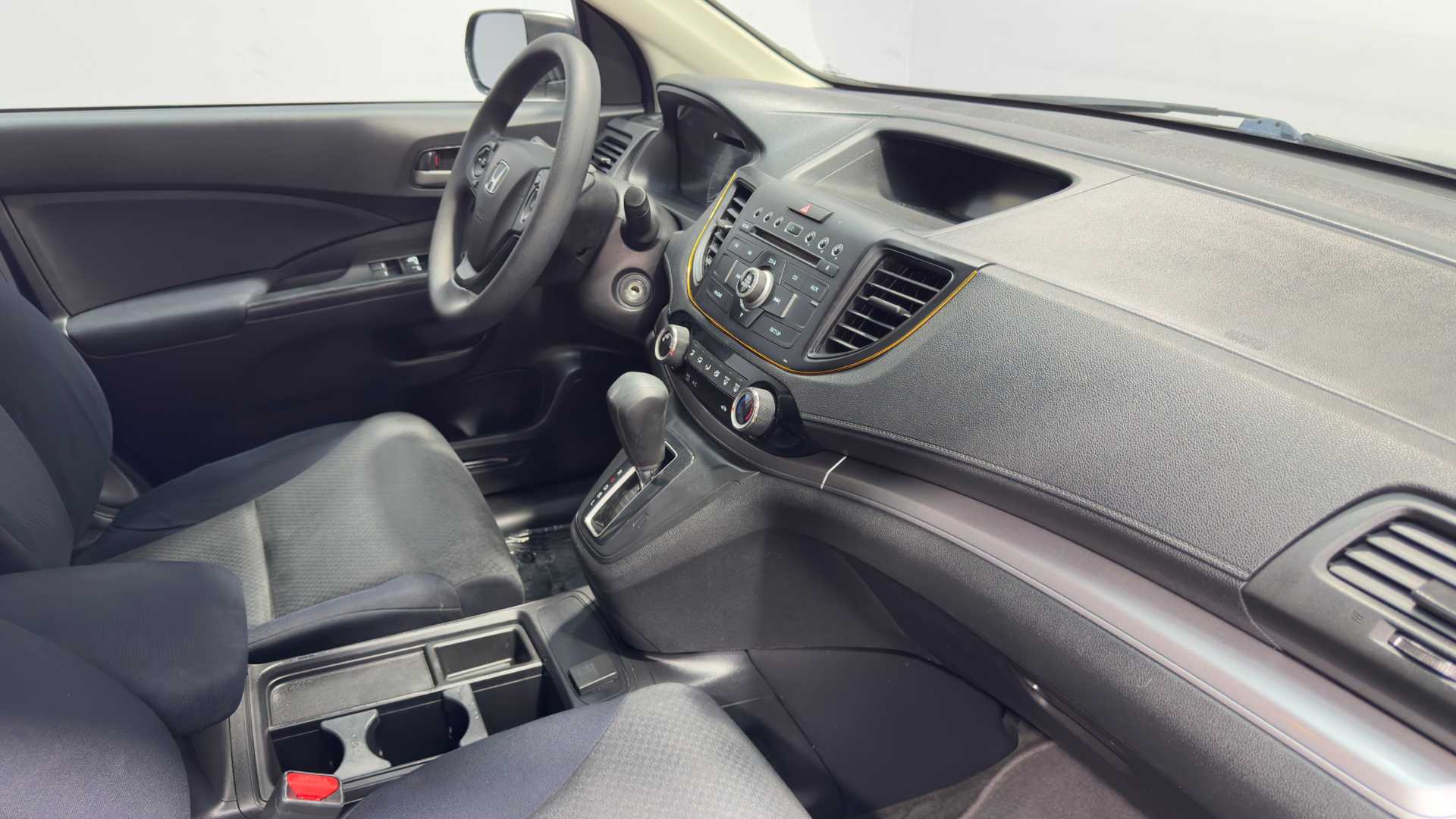Vehicle interior view