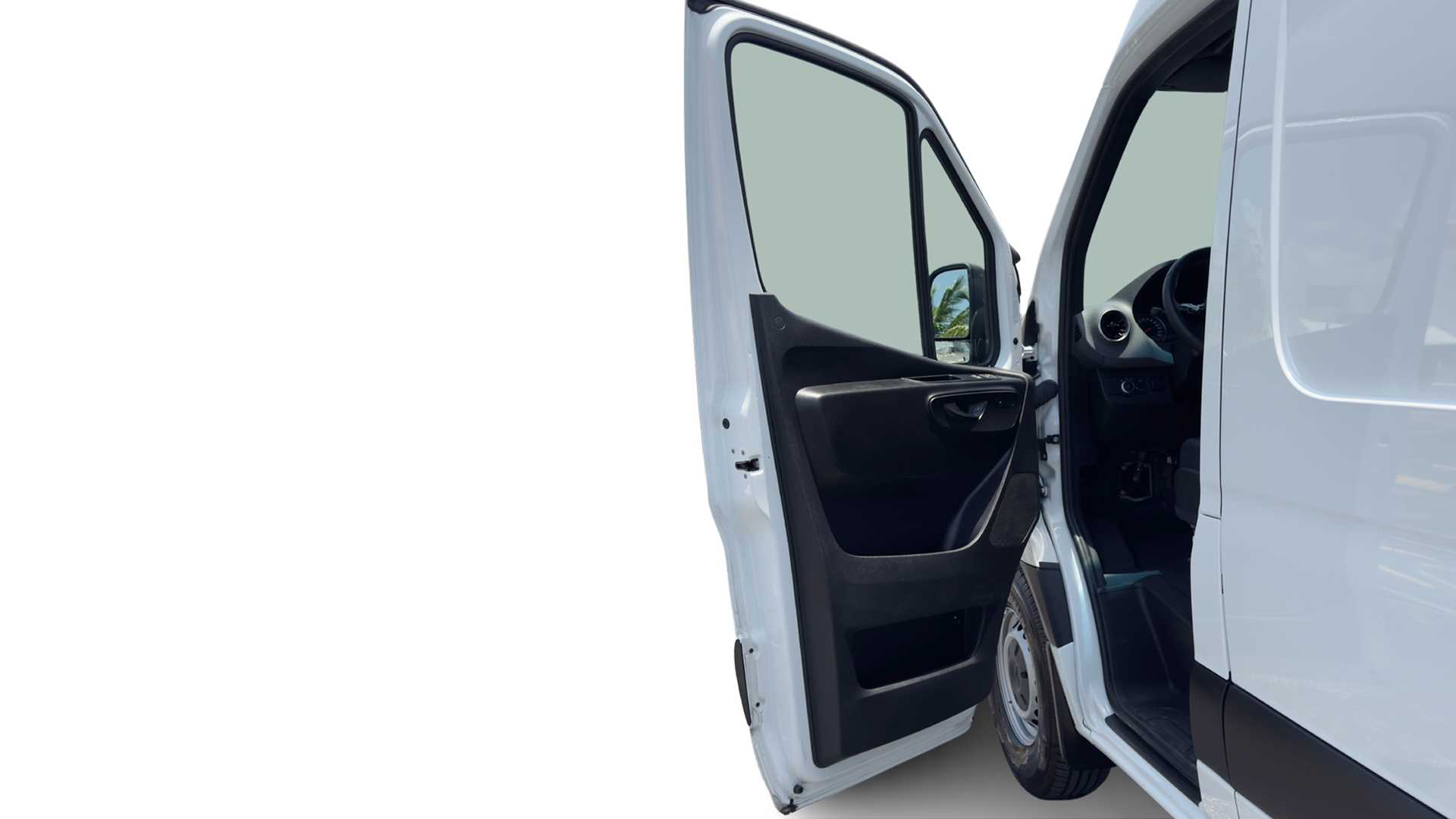 Vehicle interior view